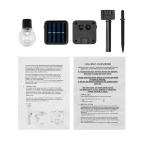 Productfoto solar spotlights pakket lampjes zwart verlichting