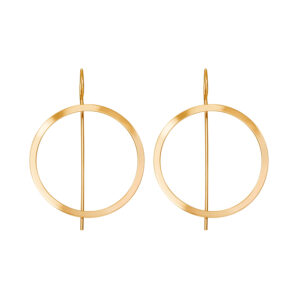 Productfoto oorbellen goud groot accessoire